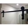 Sero-Frameless Sliding Door Wall to Wall 2 panels Set up Shower Screen 1600-1750*2H